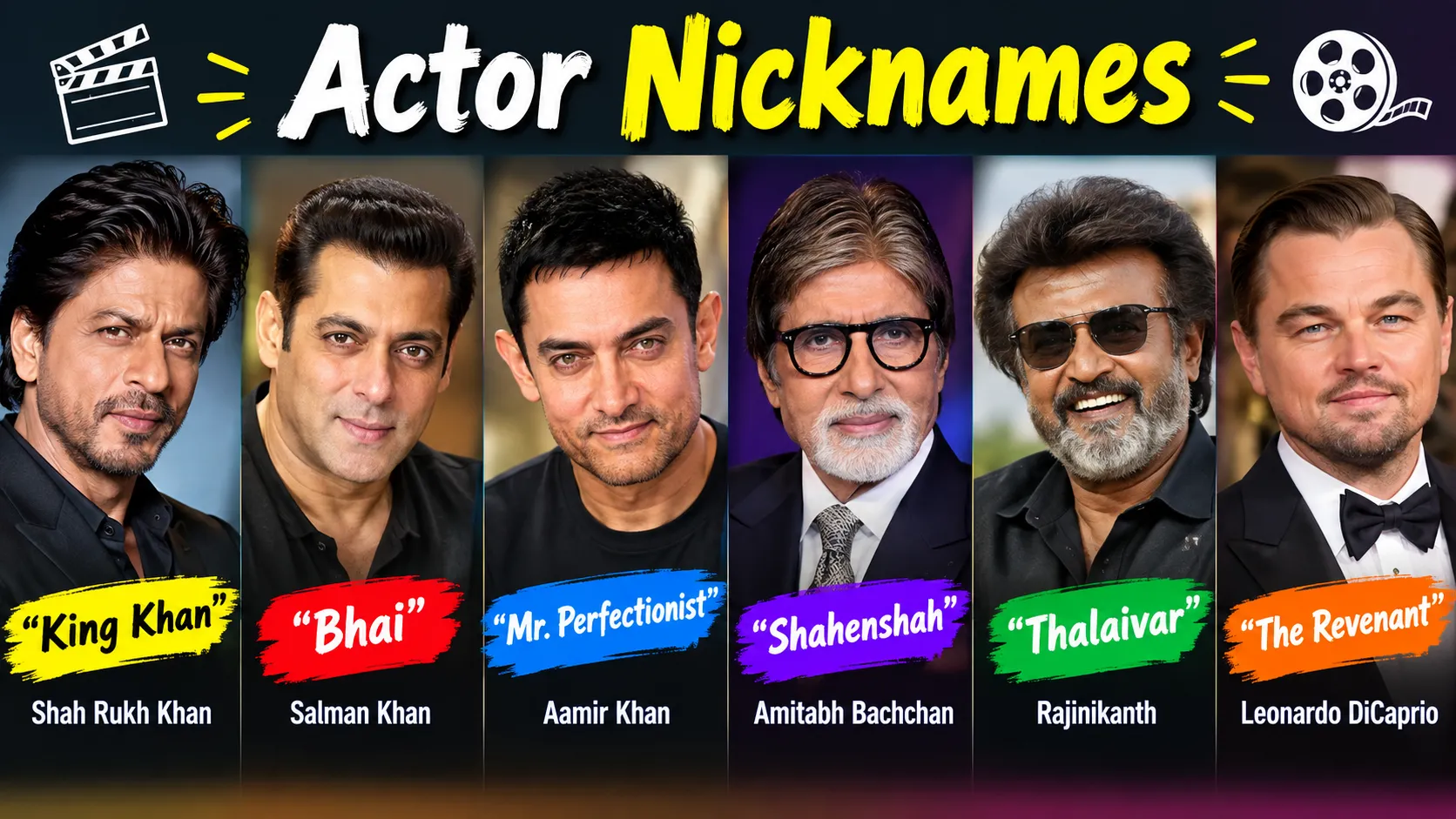 Actor Nicknames