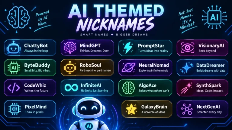 Ai Themed Nicknames