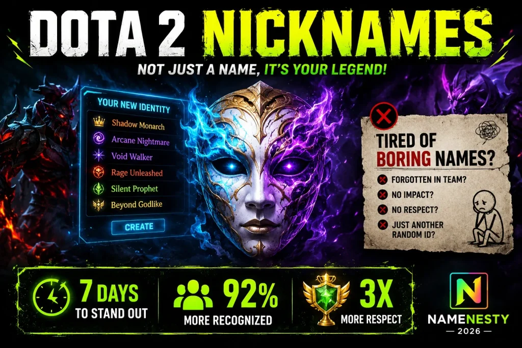 Dota 2 Nicknames