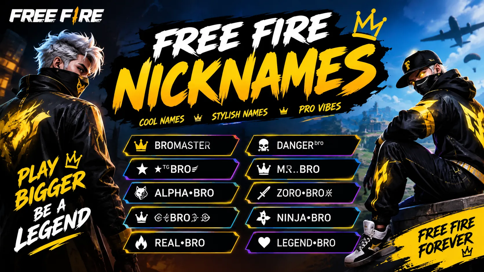 Free Fire Nicknames