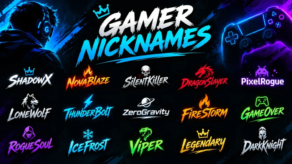 Gamer Nicknames
