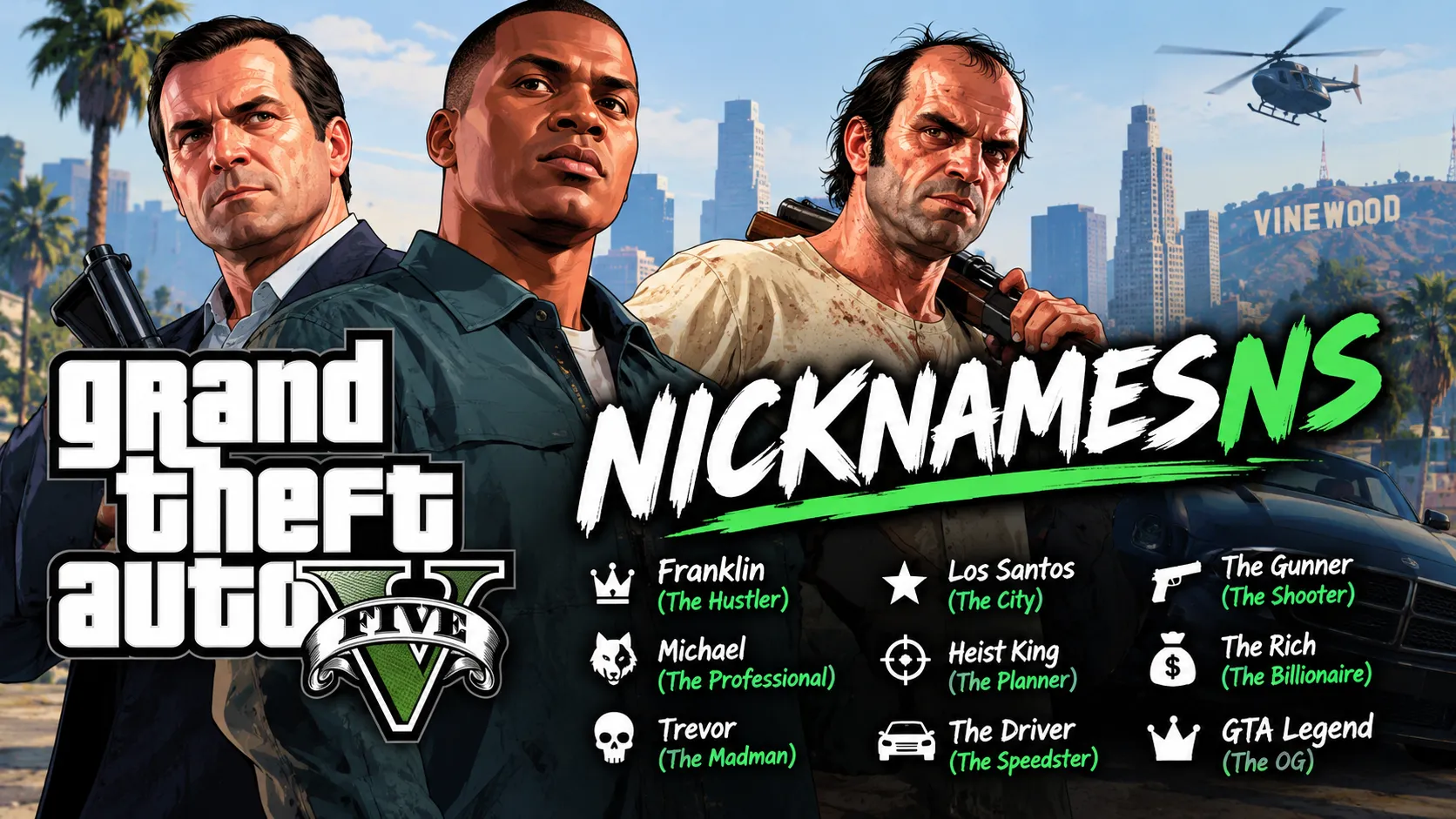 Gta 5 Nicknamesns