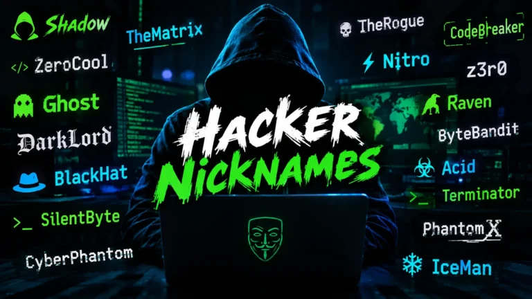 Hacker Nicknames
