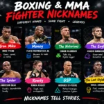 Boxing Mma Fighter Nicknames