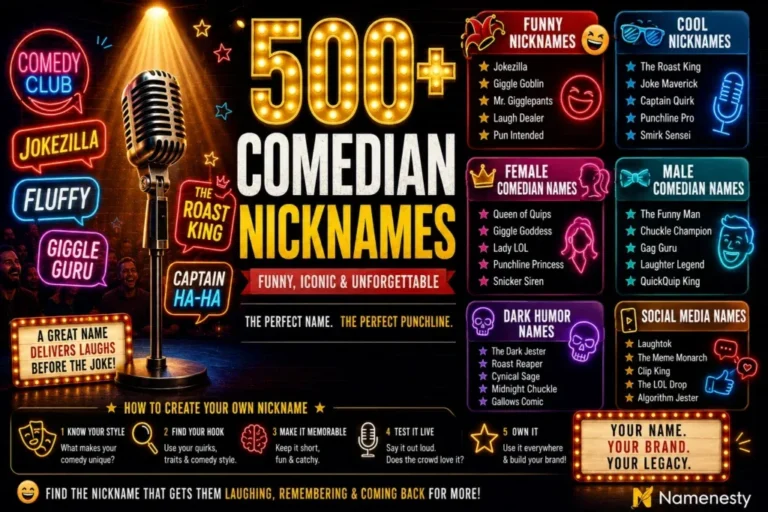 Comedian Nicknames