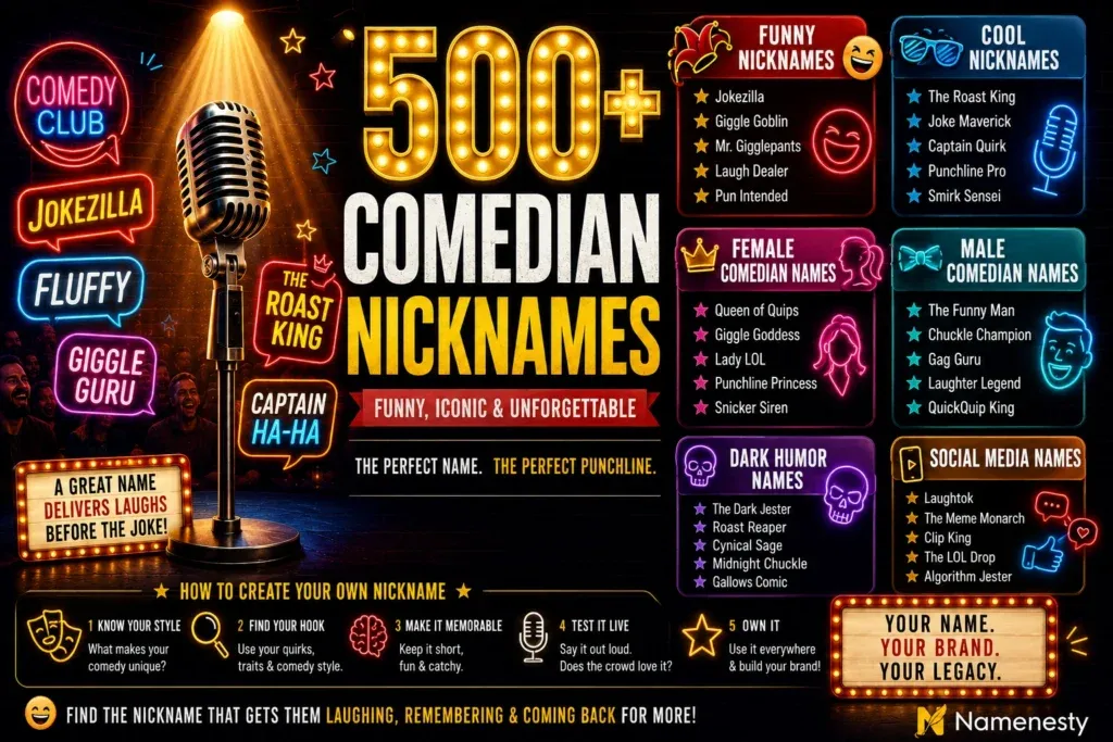 Comedian Nicknames