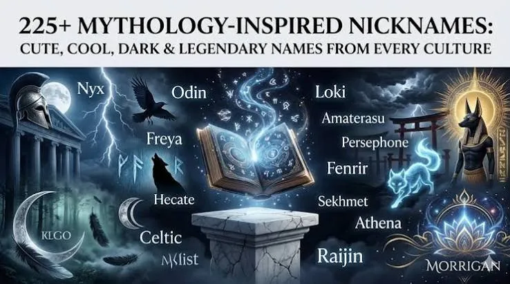 Mythology Inspired Nicknames