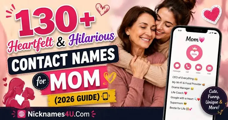 Names For Moms In Contacts